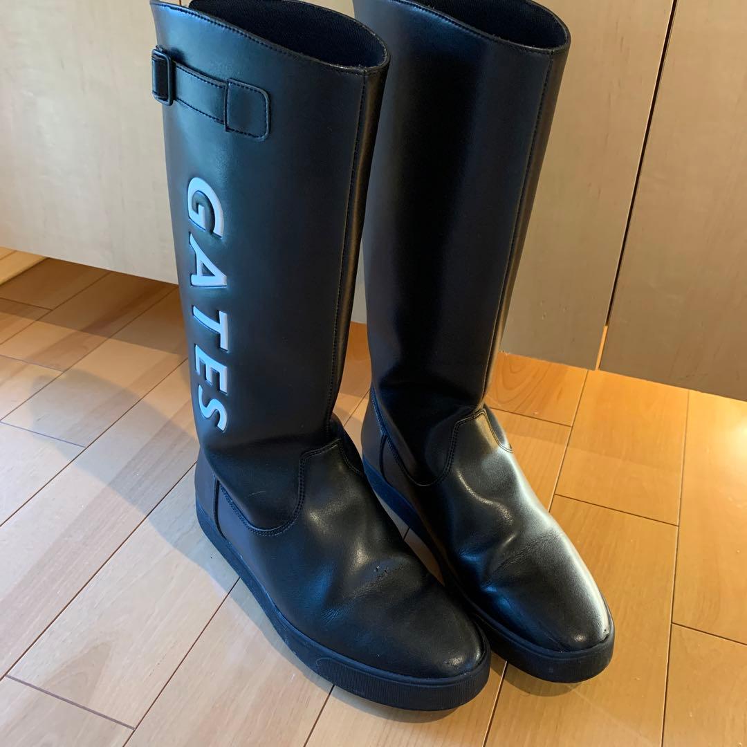 パーリーゲイツ　ビッグロゴロングブーツ　24.5〜25.0