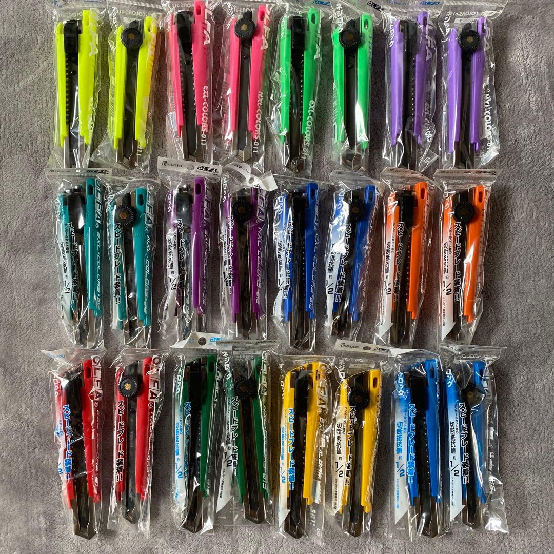 【限定】オルファ カラーズ（OLFA COLORS） 12色24種セット