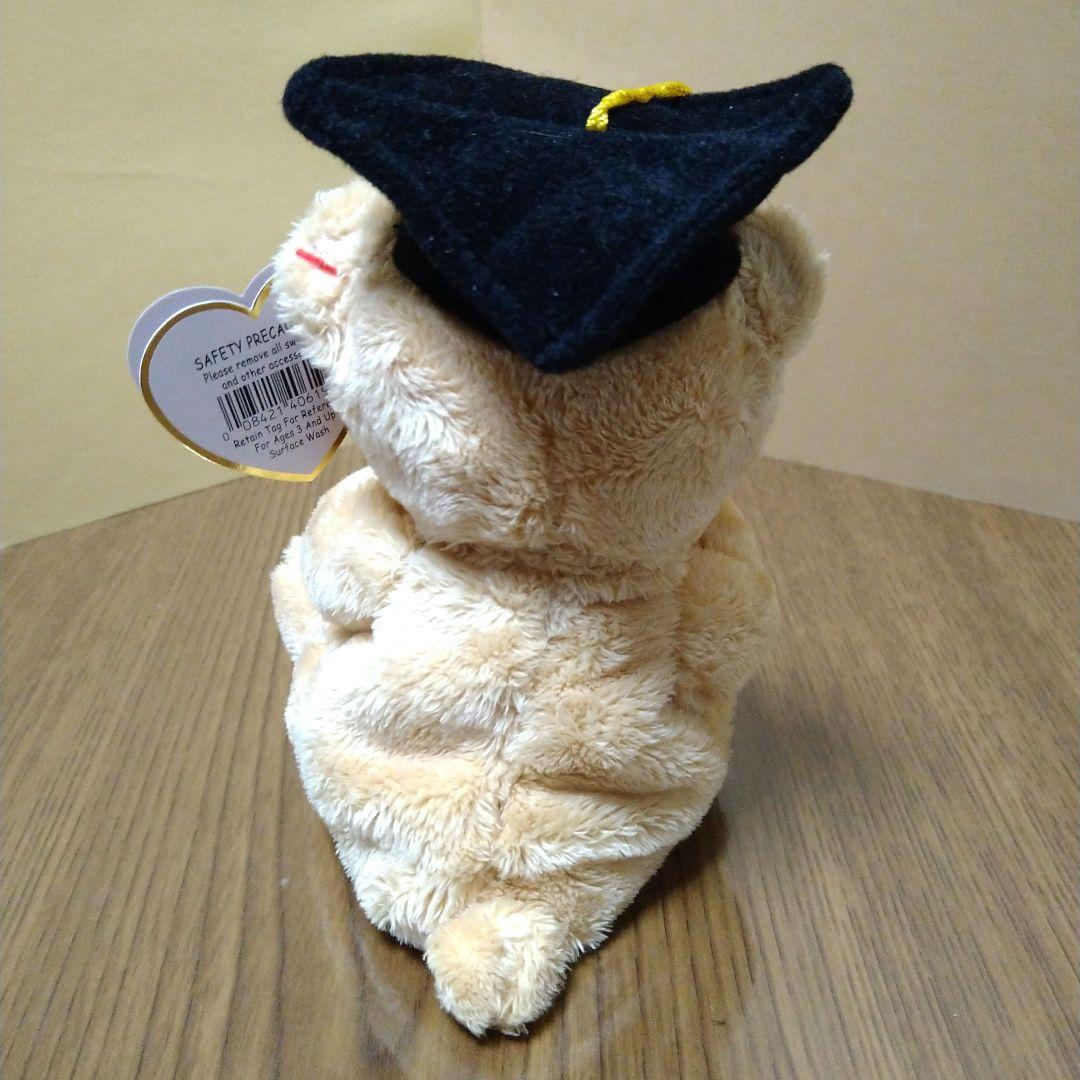 ty ぬいぐるみ クマ ビーニーベイビーズ 卒業 卒園 くま 角帽 熊