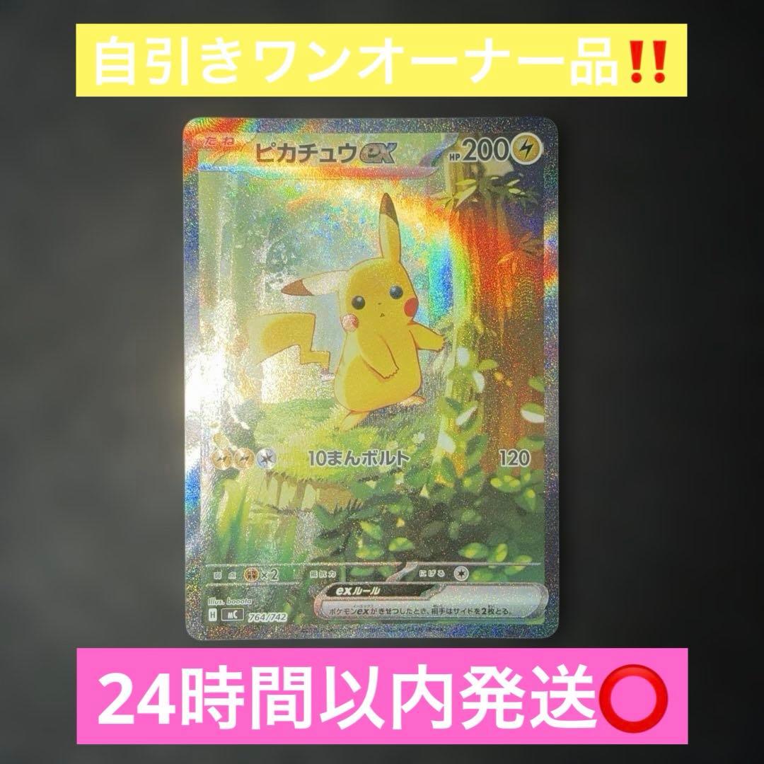 ポケモンカードゲーム〜 ピカチュウex 764/742 SAR仕様