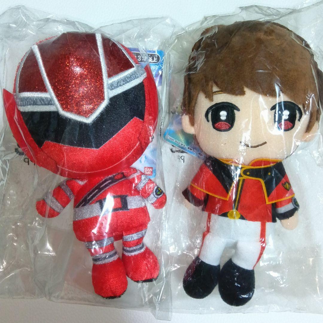小宮璃央【魔進戦隊キラメイジャー】熱田充瑠 キラメイレッド ぬいぐるみ セット