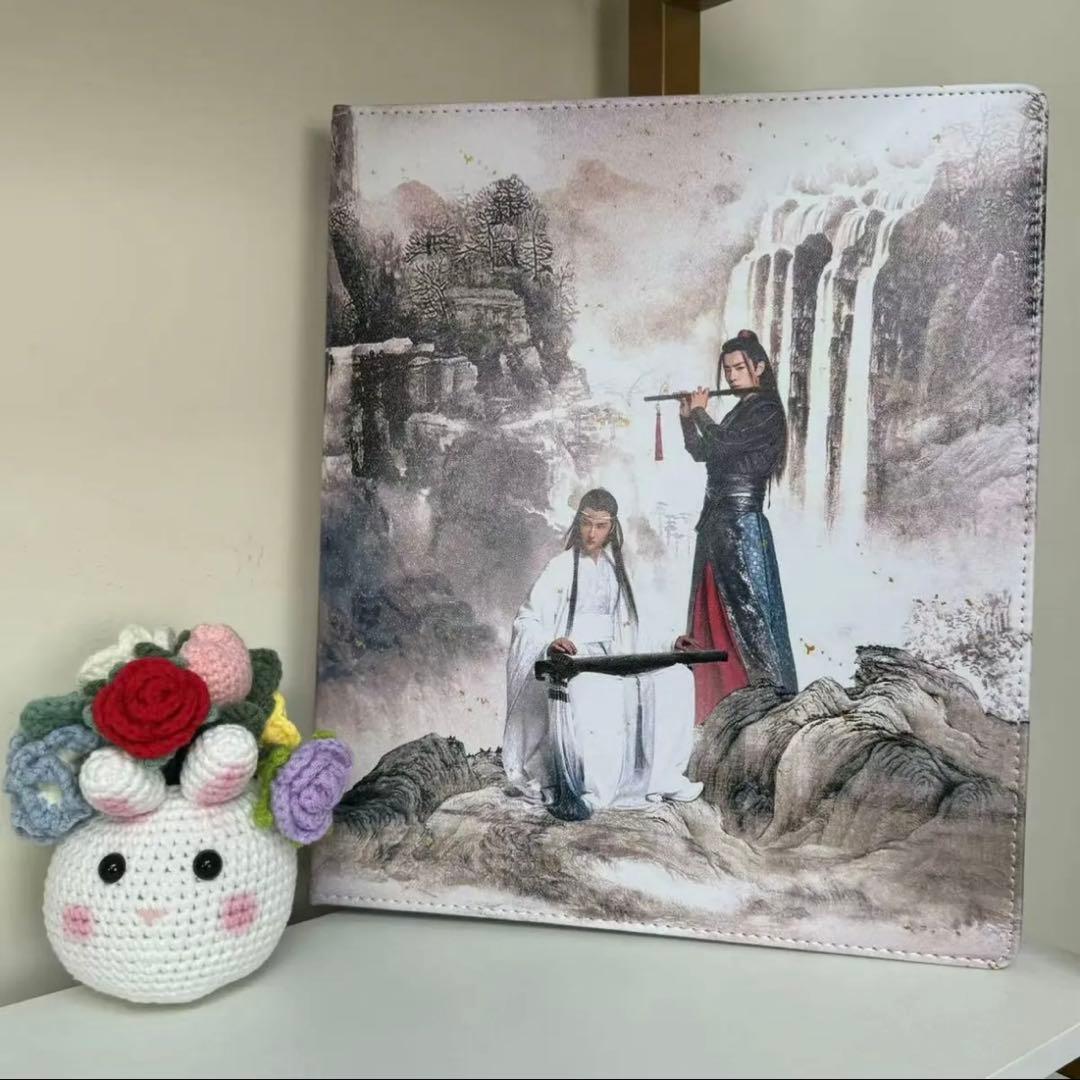 陳情令 肖戦　王一博 魏無羡 藍忘機 レザーデザイン A4バインダー