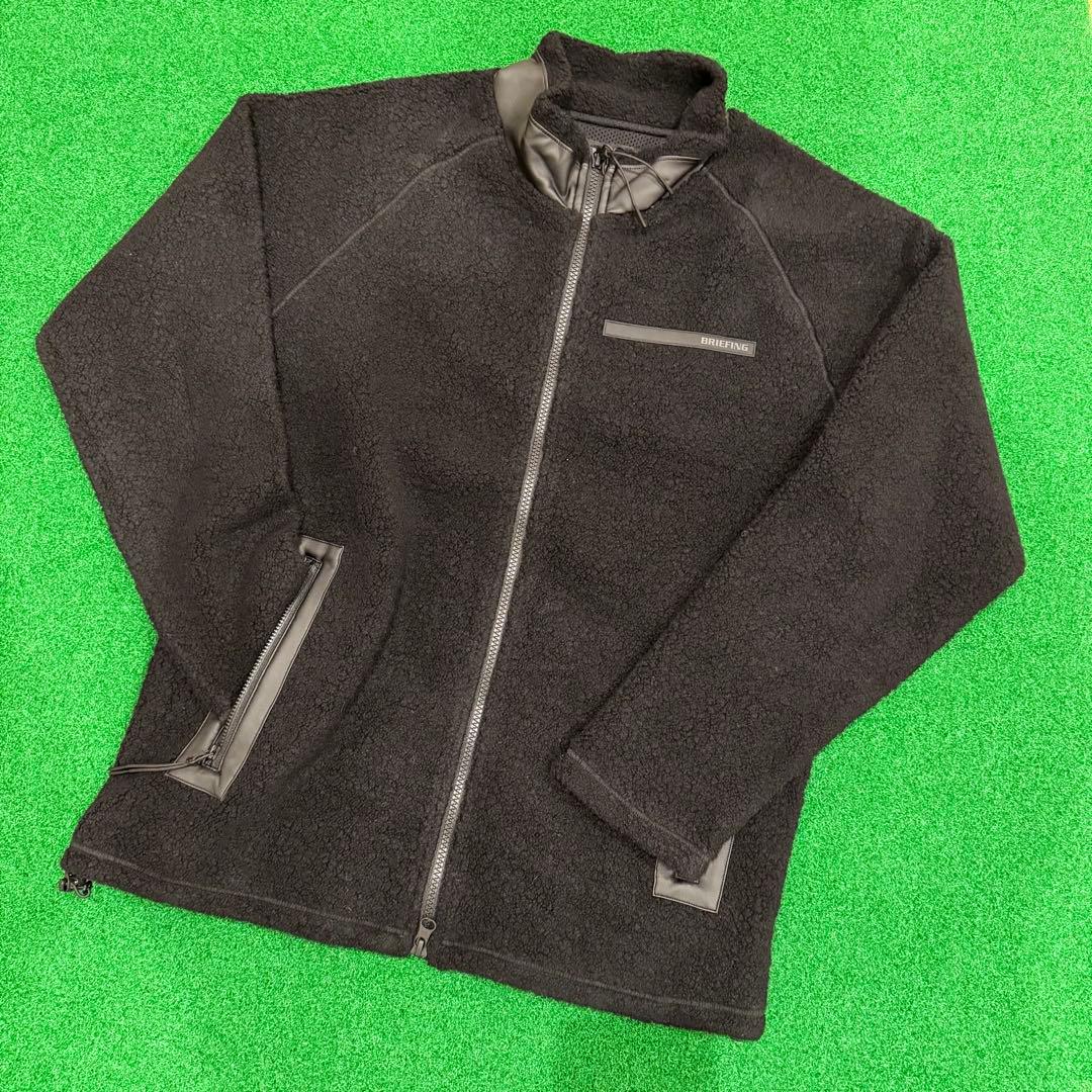 ブリーフィング　ウールボア　ブルゾン ブラック　Lサイズ　定価¥47300