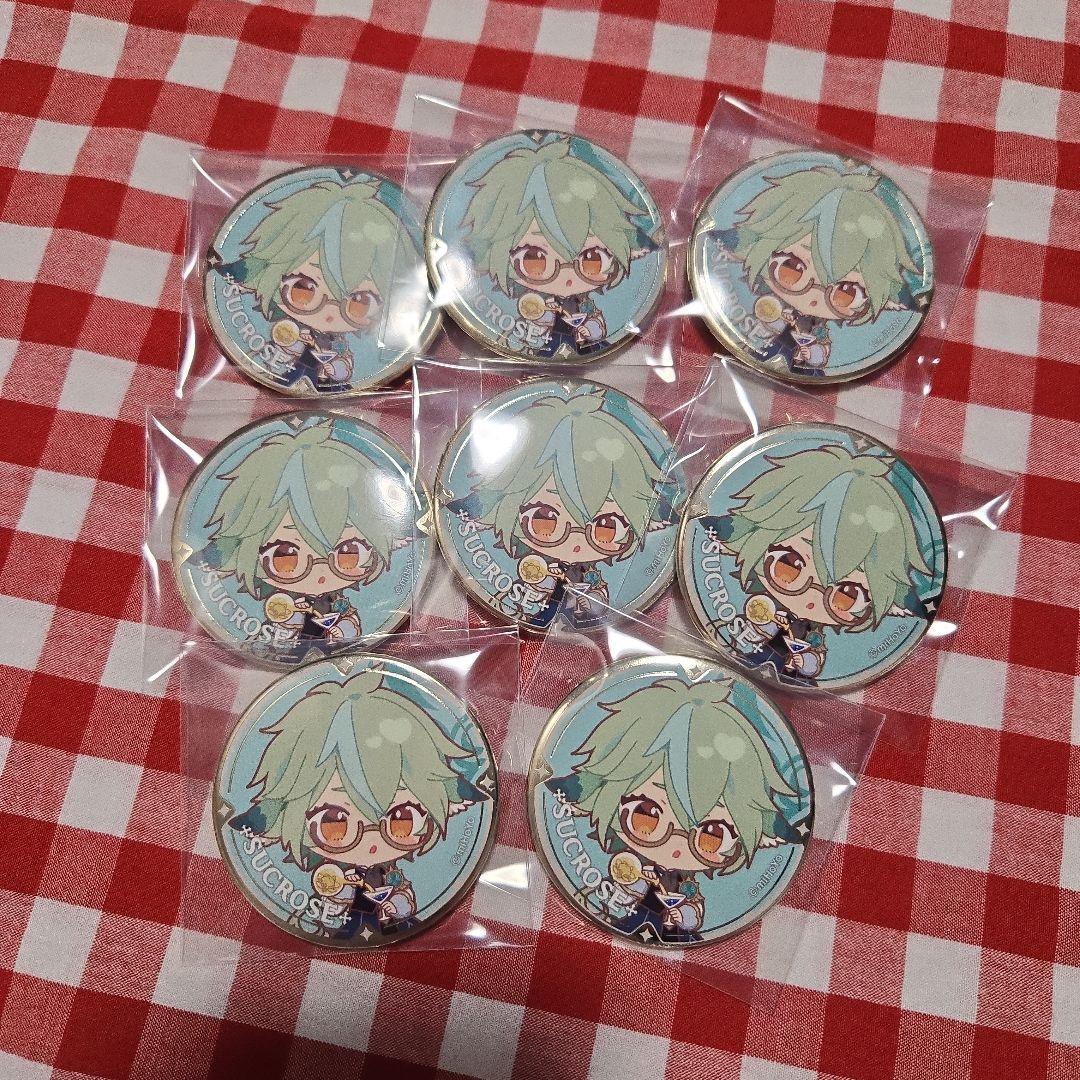 原神 スイパラ スクロース 缶バッジ モンド 8個 バラ売り検討