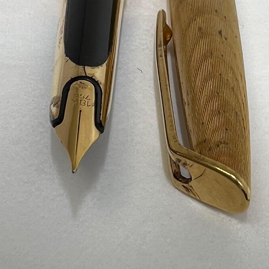 ウォーターマン　ペン先　18K750 万年筆　ゴールド　13.5cm 20.6g