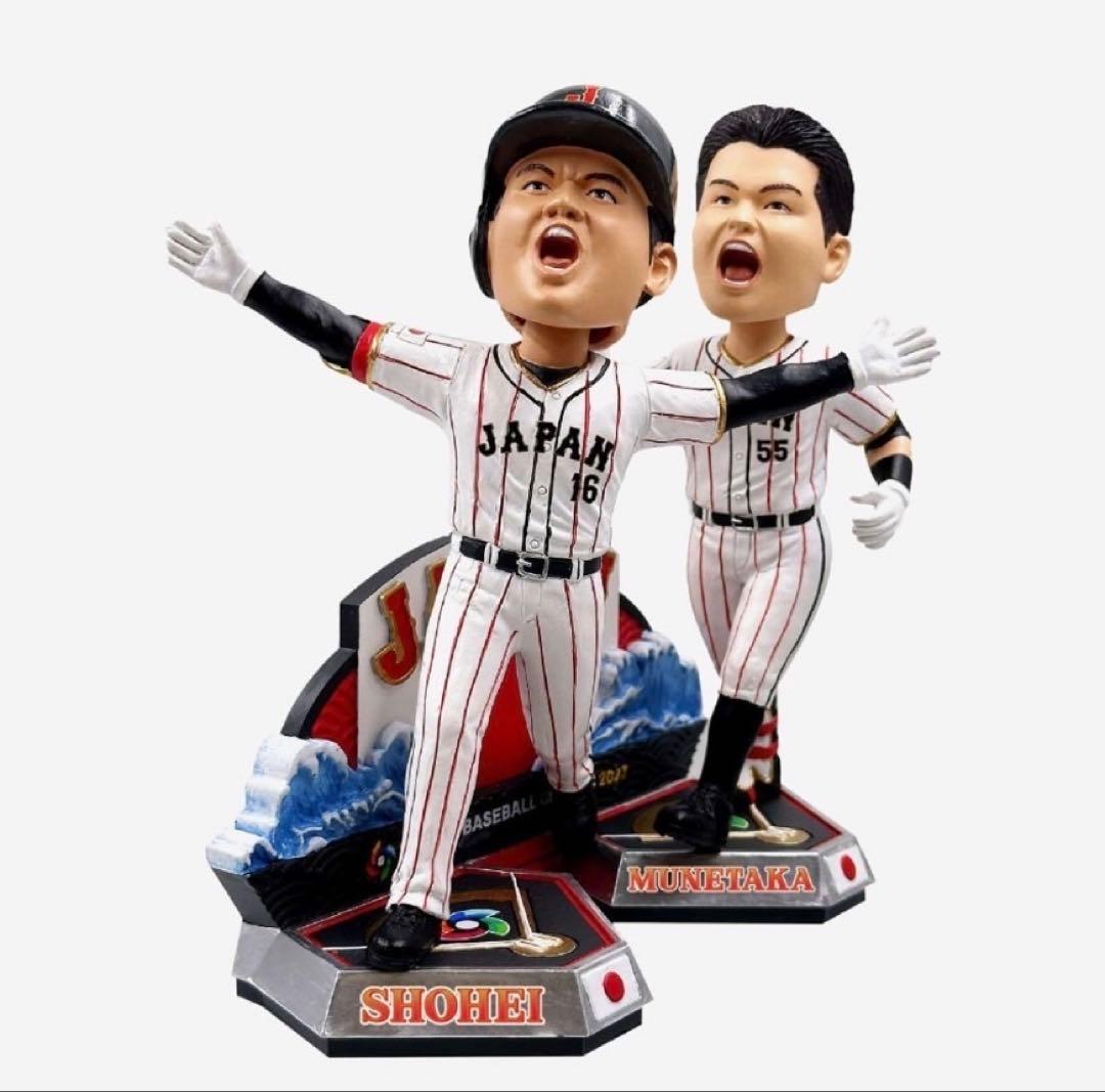 【大谷翔平+村上宗隆】 2023年WBC ダブル・ボブルヘッド 新品