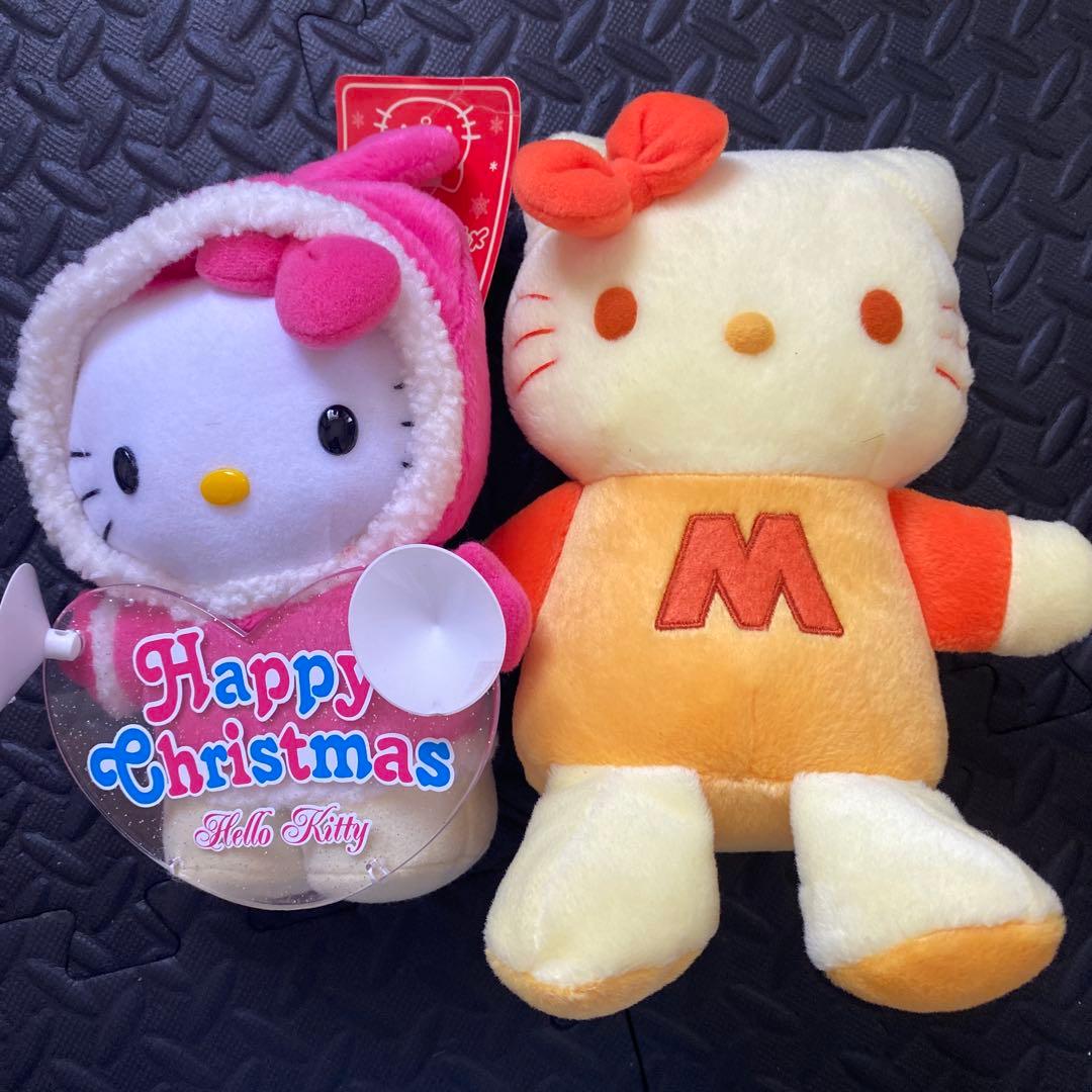 【ハローキティ】ぬいぐるみセット00年〜02年製　エイコー社