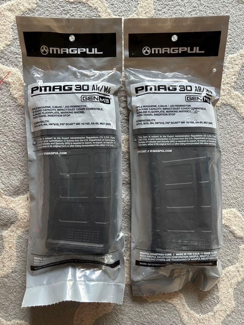 MAGPUL PMAG 30 AR/M4 GEN M3 マガジン 2個セット