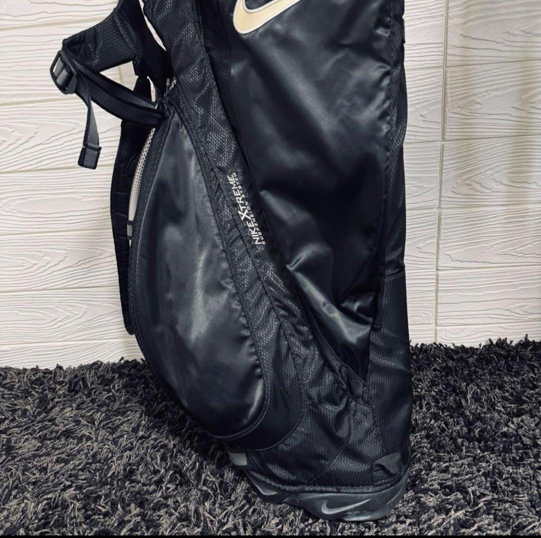 Nike ブラック キャディバッグ スタンド付き