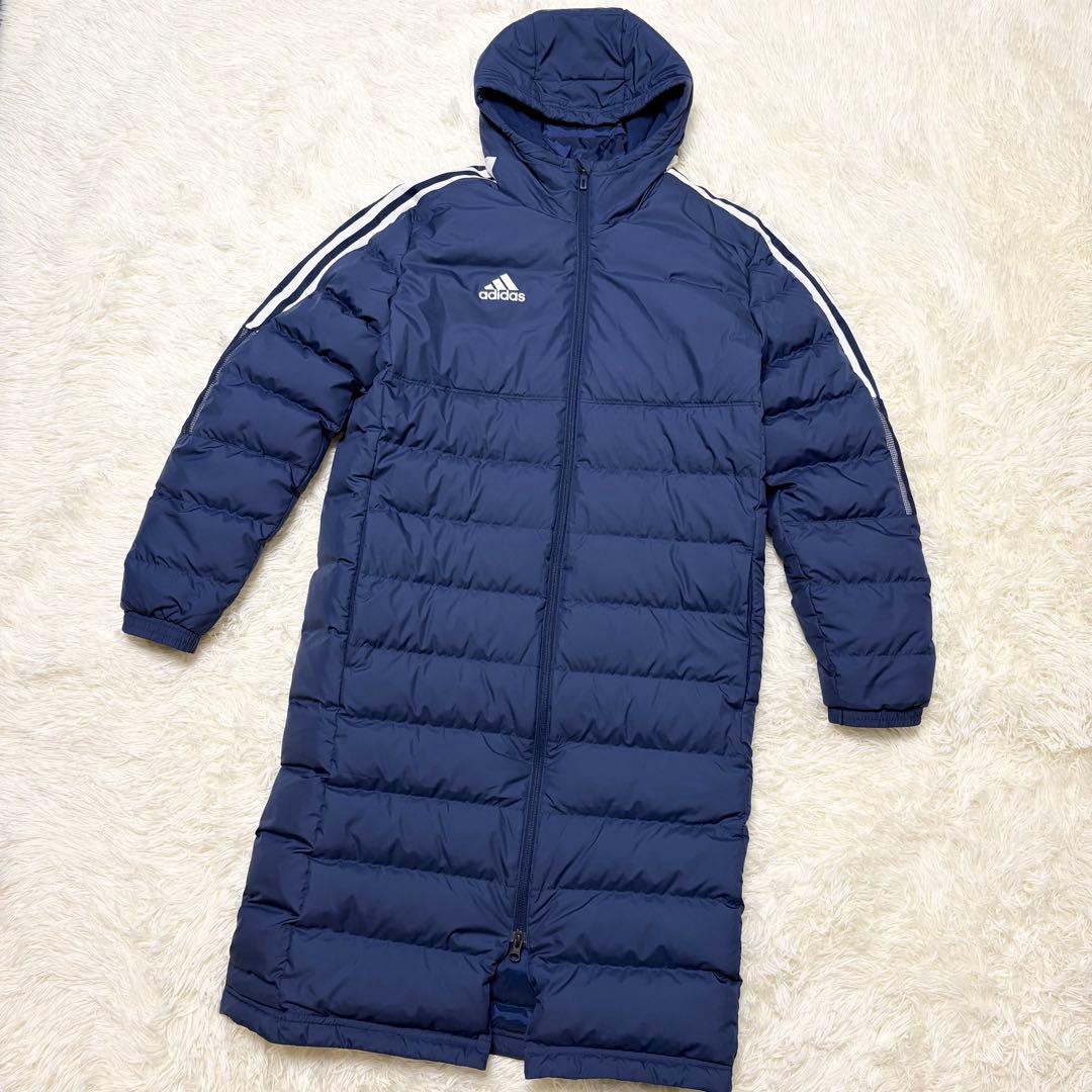 美品✨ アディダス ティロ 21 ロングダウンコート ベンチコート L サッカー