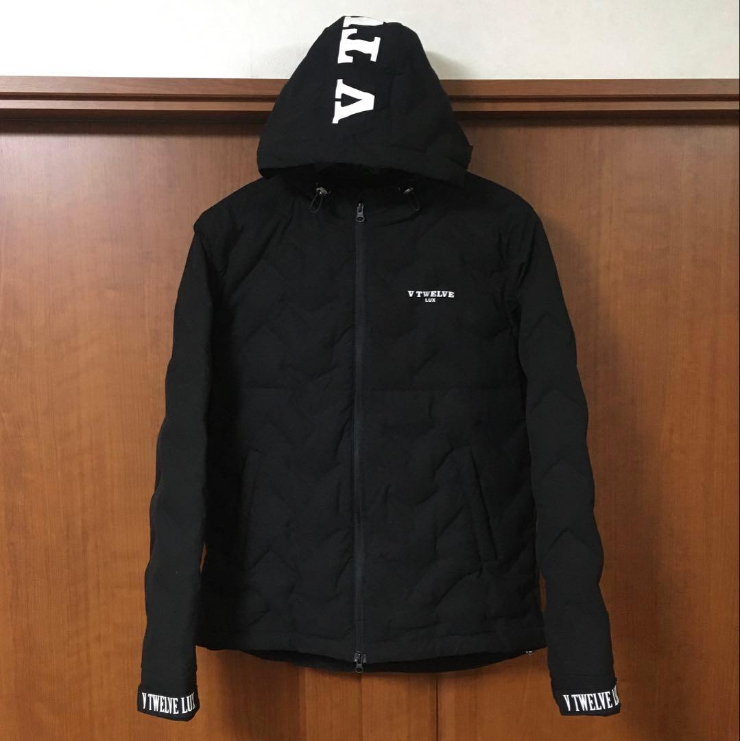 良品　V12　ダウン　XL　黒　ヴィトゥエルブ　ブイトゥエルブ　ダウン　ゴルフ