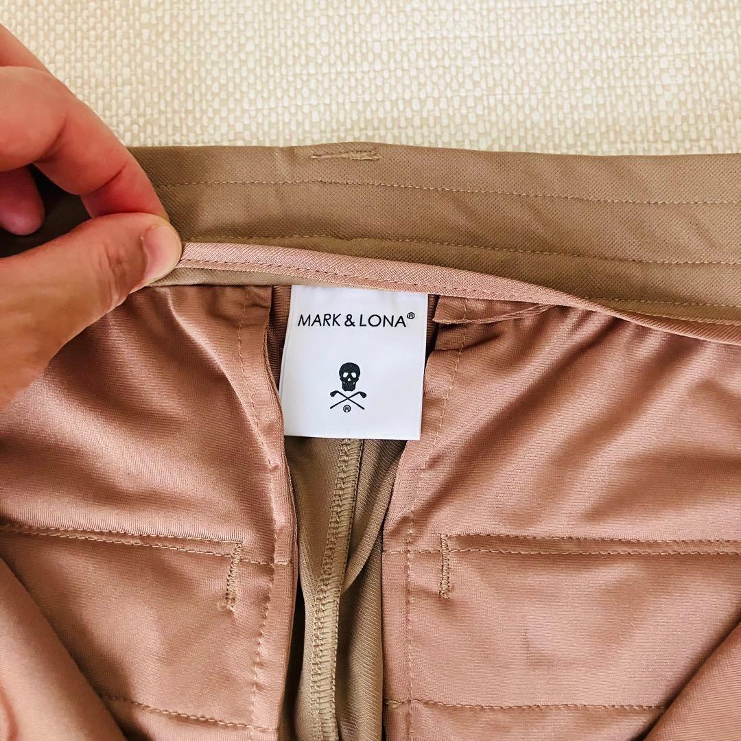 【新品タグ付】マークアンドロナ ハーフパンツ ゴルフ ロゴ 24年モデル 44