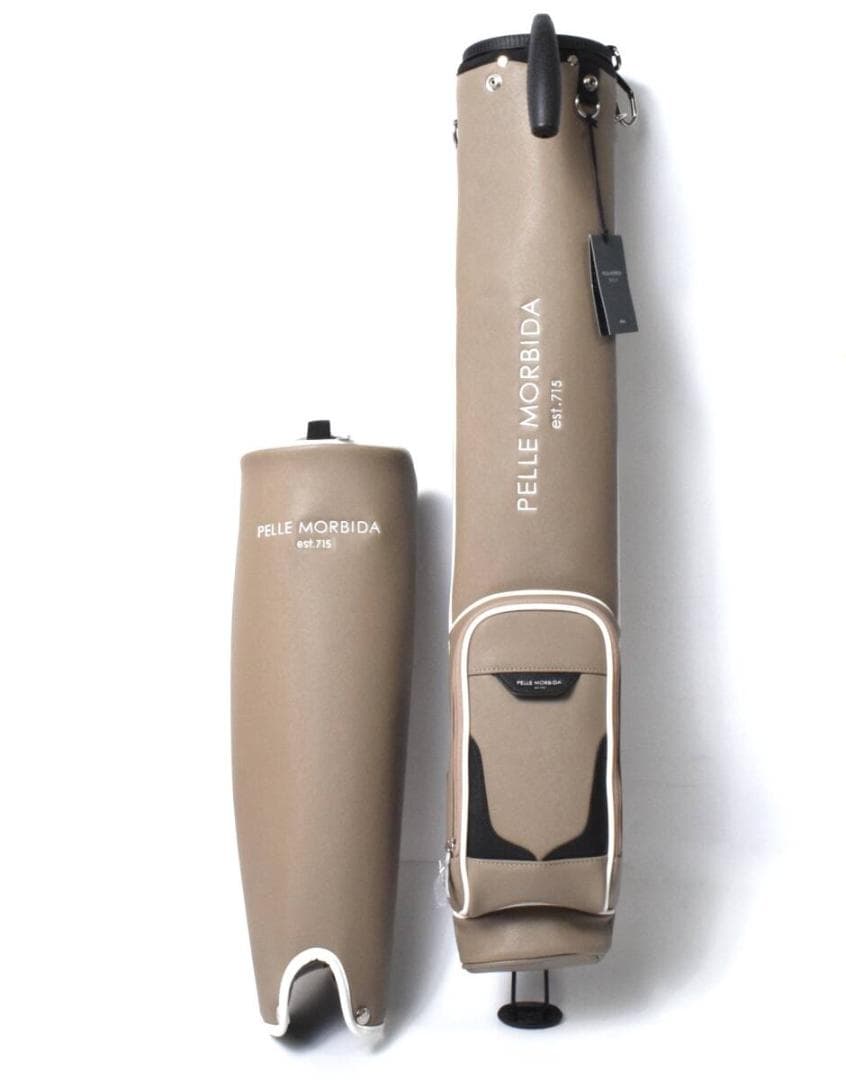 未使用 ペッレモルビダ セルフスタンド キャディバッグ TAUPE PG016