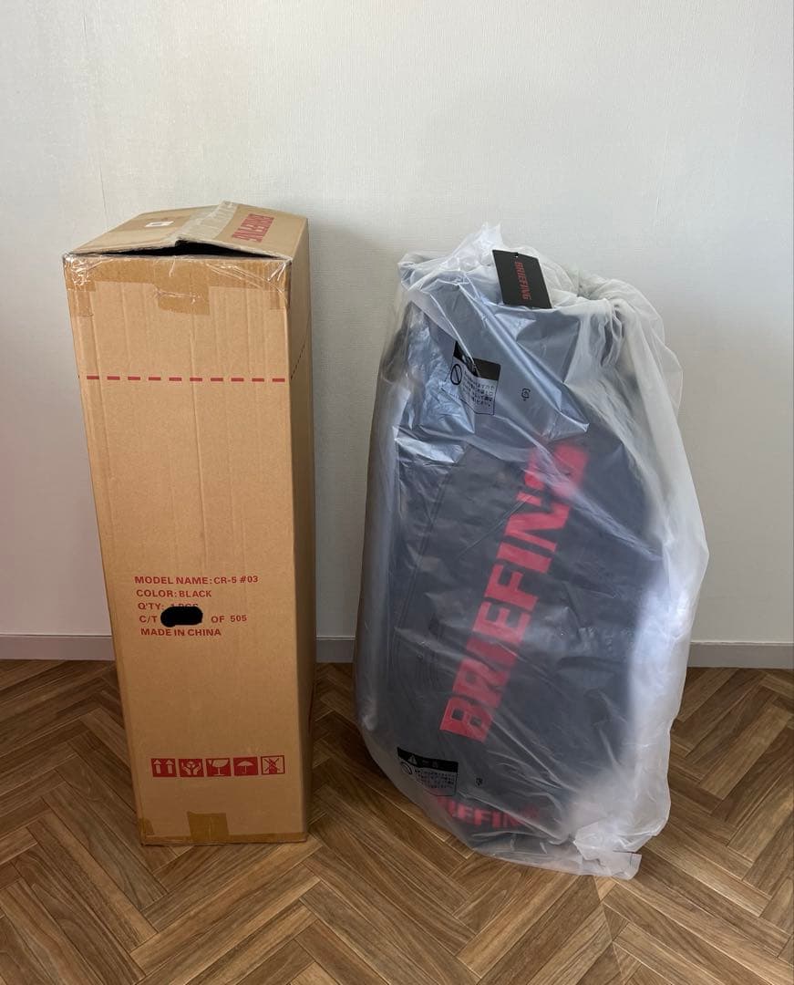 新品送料込み BRIEFINGブリーフィングキャディバッグCR-5#03ブラック