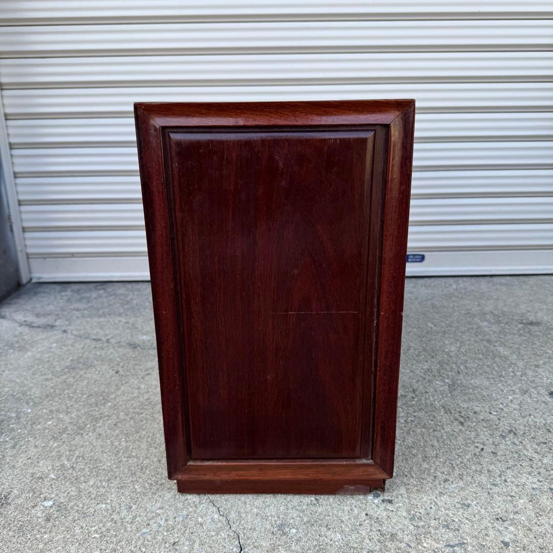 豪華 螺鈿細工 花梨 唐木 3段9杯 小箪笥チェスト 収納キャビネット抽斗飾り棚