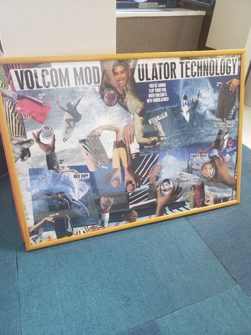 25年前のVOLCOMのショップ用ポスター ボルコム ポスター