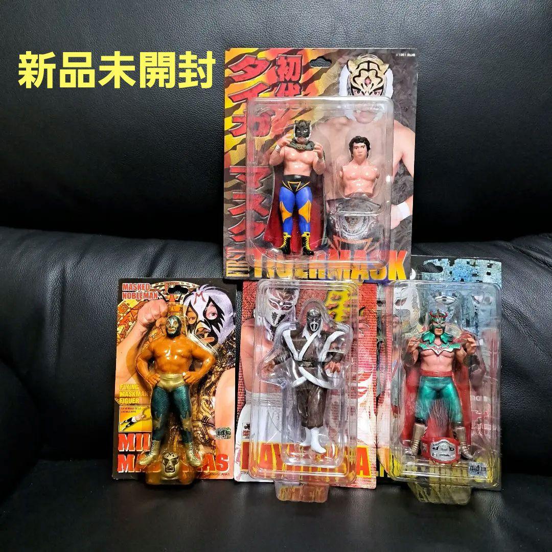 新品タイガー.マスカラス.ハヤブサ.ウルティモドラゴン4体 フィギュアセット