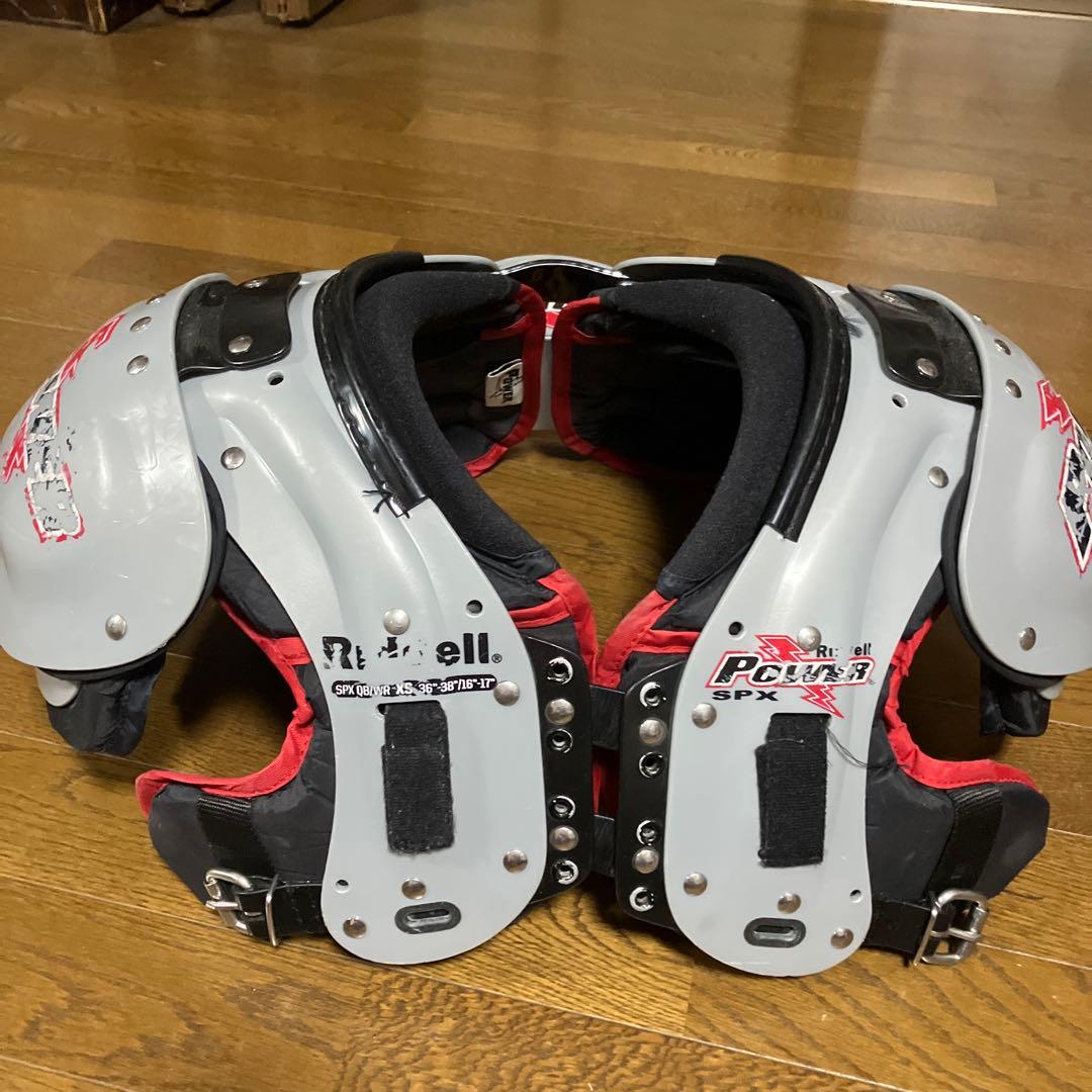 Riddell SPX XS ショルダーパッド バッグプレート付き