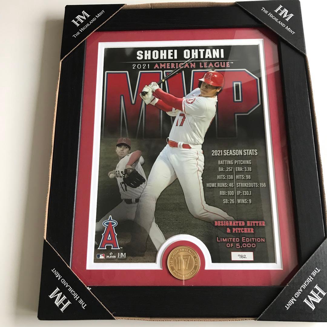 限定品　新品　大谷翔平 2021年アメリカンリーグMVP 記念品