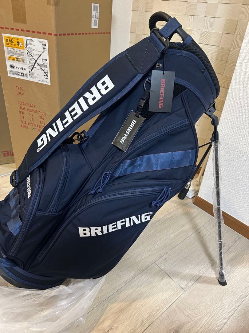 [超レア　復刻版　未使用] CRO-1 BRIEFING ゴルフバッグ ネイビー
