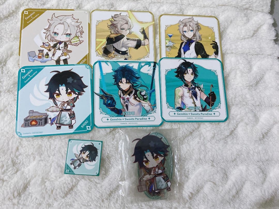 原神 スイパラ アルベド 魈 コースター タグ アクスタ まとめ売り