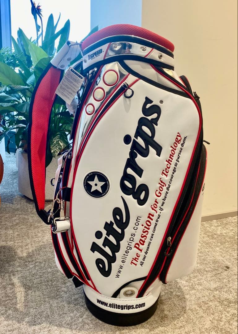 【新品未使用】elite grips キャディバッグ限定 ツアースタッフバッグ