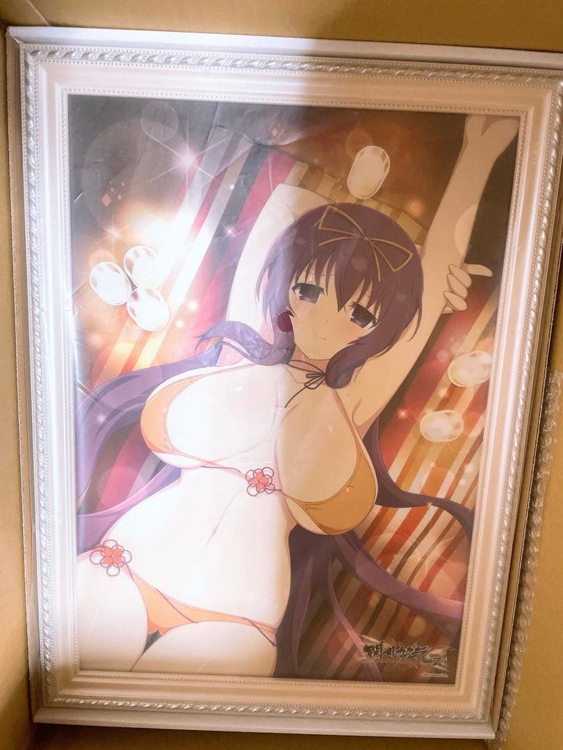 閃乱カグラ くじコレ 特賞 ヴィヴィッドアートフレーム 紫