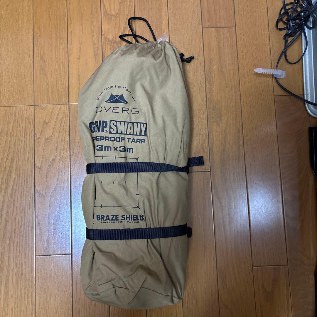 DVERG GRIP SWANY 防水タープ 3m x 3m