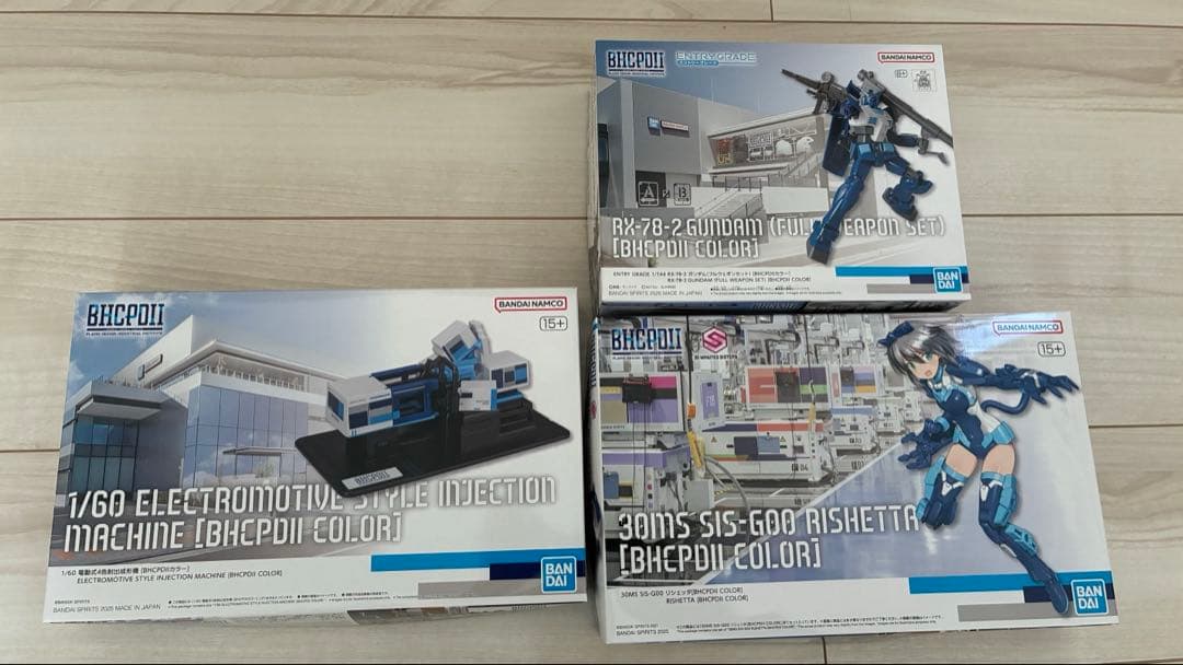 バンダイミュージアム限定品　ガンダム リシェッタ 他　BHCPDIIカラー