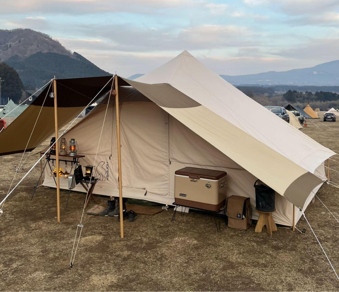 ノルディスク、ウトガルド13.2、キャンプオンパレード庇タープ、ポールセット