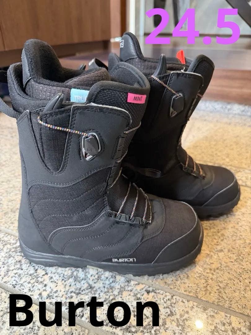 BURTON MINT ブラック スノーボードブーツ 24.5cm