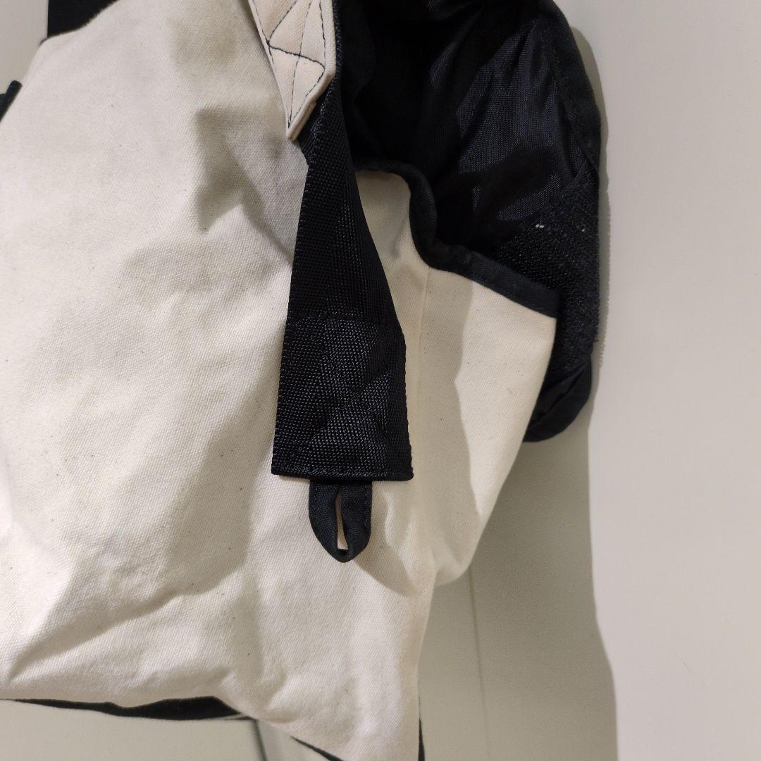 KURASHIKI canvas メッセンジャーバッグ ホワイト/ブラック