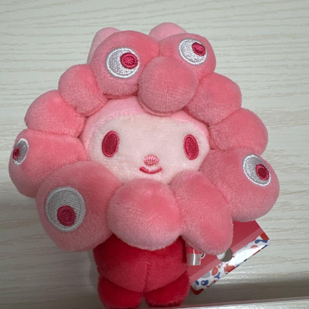 サンリオ ミャクミャクなりきりぬいぐるみ 推しカラー　カラビナ マイメロ