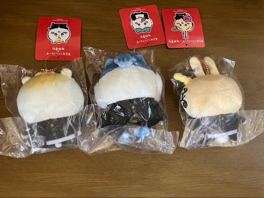 東リベ×ちいかわコラボマスコット ちいかわ ハチワレ うさぎ 3点セット