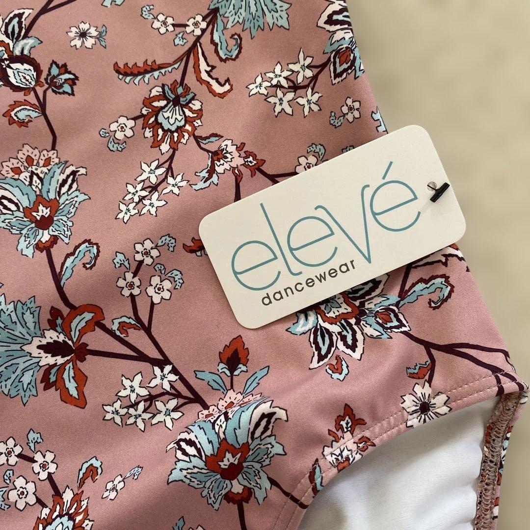 ［新品］eleve花柄レオタード Mサイズ