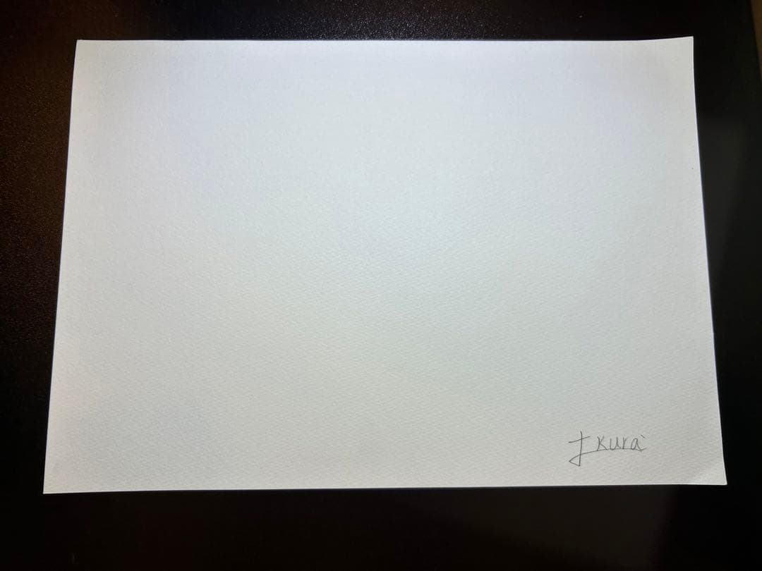 イラスト　アート 「無」鉛筆　No.1