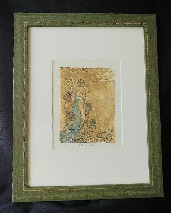 鷹塀三奈銅版画★「気圏のオペラ役者」 15／30