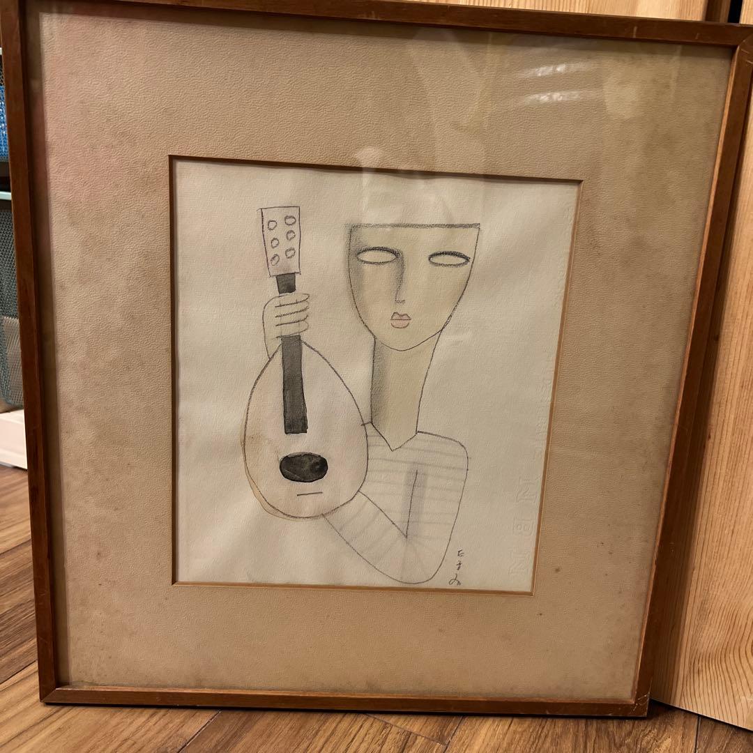 東郷たまみ　鉛筆画