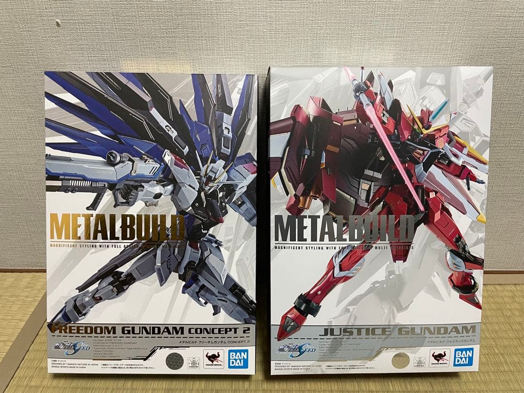 L BUILD フリーダムガンダムC2＆ジャスティスガンダムセット
