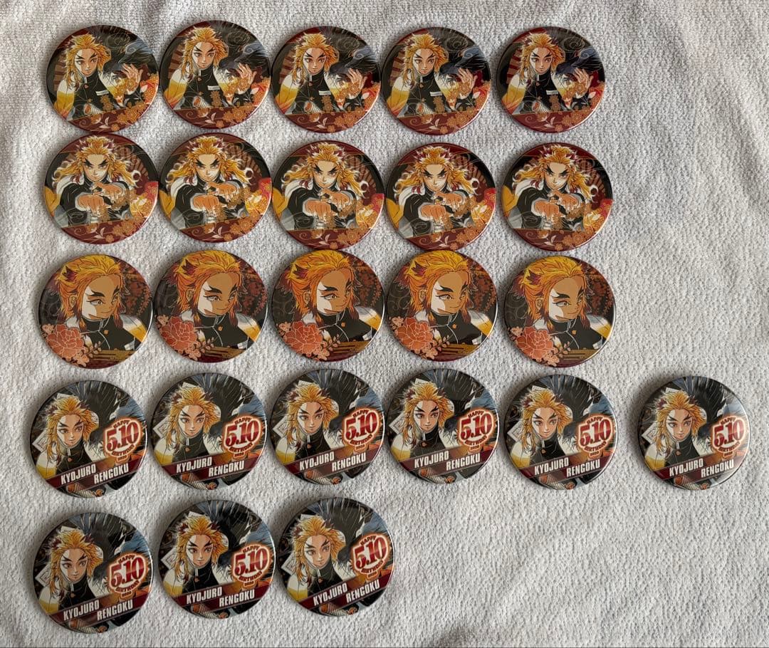 鬼滅の刃 煉獄杏寿郎 缶バッジ