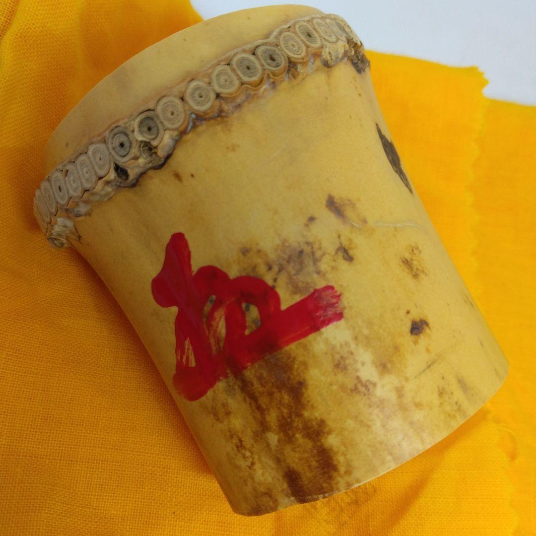 小林太玄書付花押 竹蓋置 風炉 炉 吹抜 三ツ組 共箱 影林宗篤 作 茶道具