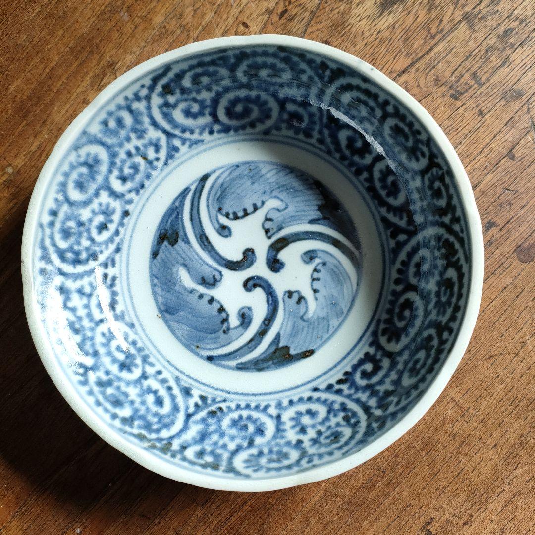 江戸時代　古伊万里　染付皿　くらわんか