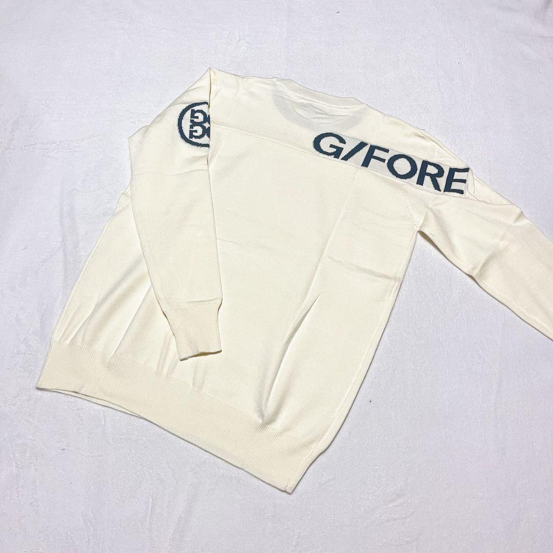 新品　G/FORE　ジーフォア　ゴルフ　セーター　ホワイト　M　メンズ