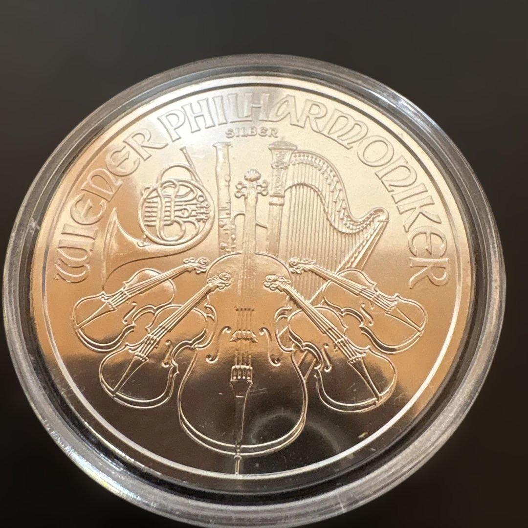 オーストリア　2021年ウィーン銀貨　1オンス カプセル付き