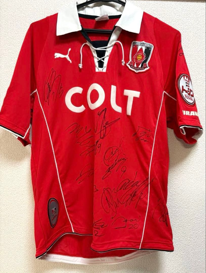 浦和レッズ 直筆サイン入り ユニフォーム タオルマフラー付き