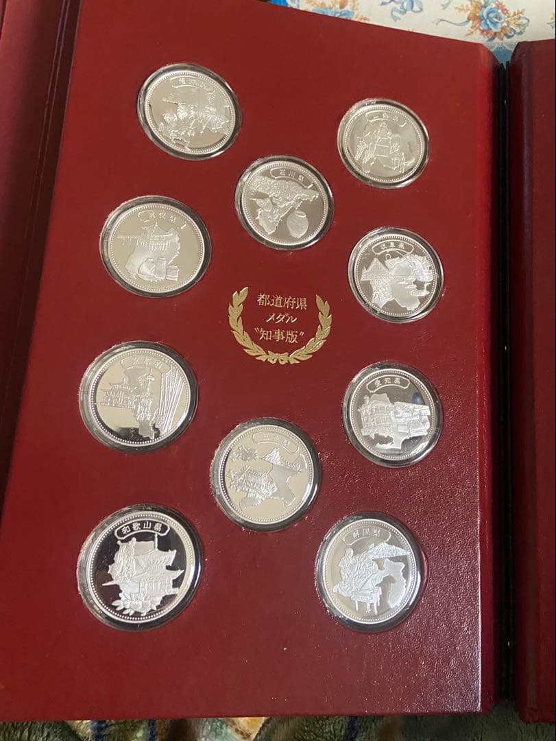 kenkenken 【純銀】47都道府県メダル知事版（約25g×47枚）