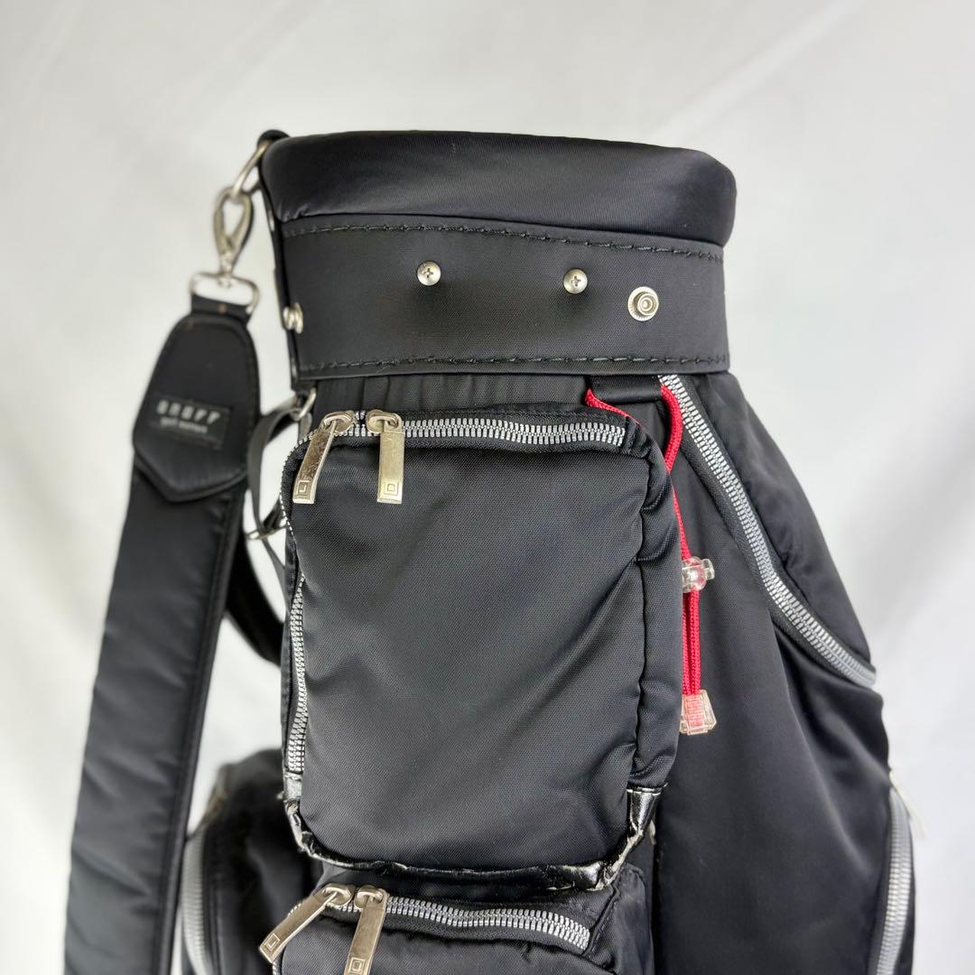 ダイワ オノフ ONOFF キャディバッグ ゴルフバッグ 赤黒