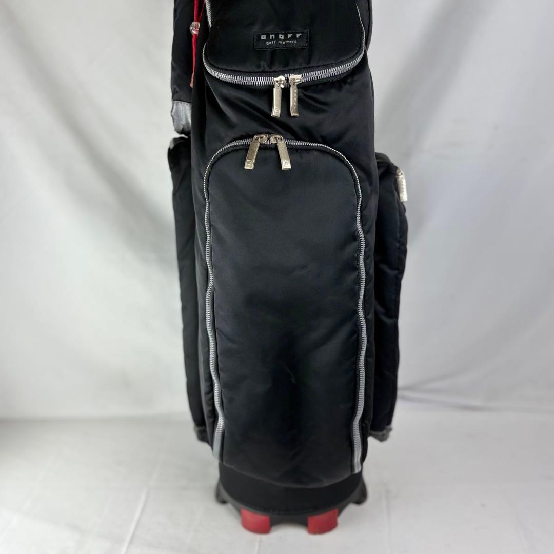 ダイワ オノフ ONOFF キャディバッグ ゴルフバッグ 赤黒