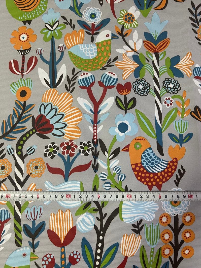 鳥柄生地サンプルページ