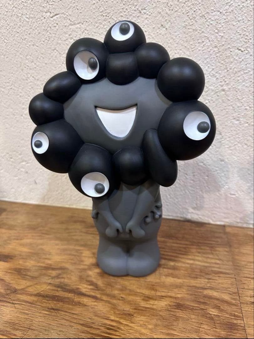 ⭐️ ミャクミャク ソフビ 貯金箱 ⭐️ブラック モノクロ　EXPO2025 万博